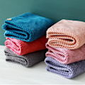 Miniatyrbillede 2 af 5: Mikrofiber Hårhåndklæde 1 Pakke Stærkt Absorberende Hurtigtørrende Blødt Hår Tørrende Wrap Håndklæde til Kvinder til Tykt, Langt, Krøllet Vådt Hår - Rød