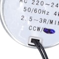 Pikkukuva 4 / 8: 2 kpl Mikro Moottori Suuntaus CCW Synkroninen Sähkökoneen Osia AC220‑240V 2.5‑3RPM 4W