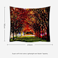 Miniatyrbilde 2 av 5: Misty Forest Tapestry Naturgrønn Trevev Tapet Landskap