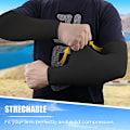 Miniatyrbild 3 av 5: Sol UV-skydd Kylärmar Kompressionsärm för Arm Ta