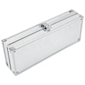 Miniatyrbild 3 av 5: 6 rutnät aluminium rektangel klocka smycken display förvaringsorganisatör låda (6 platser)