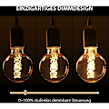 Miniatyrbild 2 av 5: Dekorativ glödlampa med rustik industriell stil, universell dimbar E27 retro LED-lampa med avancerade komponenter för jämn dimning, idealisk för