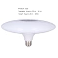 Miniatyrbilde 3 av 8: 24W E27 RGB Fargeskiftende Musikklampe med Fjernkontroll Smart Musikhøyttaler Taklampe 85‑265V