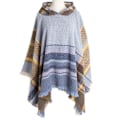 Miniatyrbilde 5 av 5: Dame Plaid Hetteskjerf Kappe Teppe Poncho Hetteskjerf