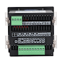 Pikkukuva 3 / 8: Musta 3-vaiheinen sähkömittari LCD monitoiminen liekinsuojattu kotelo Energiamittari AC220V