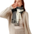 Miniatyrbillede 1 af 5: Dames Lang Plaid Tæppe Chunky Oversized Vinter/Efterår Varmt