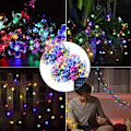 Miniatyrbillede 7 af 7: Solcelled Fe-Have-Lys til Udendørs - 9.5M 8 Tilstande 50 LED Sol