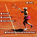 Miniatyrbilde 2 av 4: 1 stk Tennis Racketgrep, Klissete Tennisgrep, Absorberende