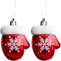 Miniatyrbild 1 av 5: Festlig Förpackning: Mini Julgranskulor, Julgransprydnader Med Munblåsta Glas Julgranskulor, Elegant Dekor För Ditt Julhem