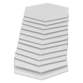 Miniatyrbild 8 av 8: Stilrena Dekorativa Hexagon Akustikpaneler, Högdensitets Ljudabsorberande Material för Effektiv Ljudreducering, Självhäftande Design för Enkel Montering
