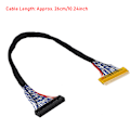 Miniatyrbillede 4 af 4: 5 stk 30-pins LVDS-kabel 2 kanaler 8-bit understøtter 1280x1024 til 17/19 tommer TFT LCD-panel