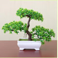 Miniatyrbilde 6 av 7: Nyeste kunstig bonsai-tre i potte, realistisk design