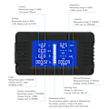 Miniatyrbild 1 av 4: PZEM-015 Multifunktionell Batterimätare LCD Digital Display Batteritestdetektor med 300A ShuntPZEM-015 300A