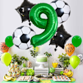 Miniatyrbillede 5 af 5: Gigant, Ballon Nummer, Balloner Til Fødselsdage, Fodbold