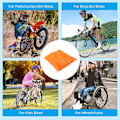 Miniatyrbillede 2 af 5: 72 stk Universelle Motocross Hjulfælg Eger Dæksel Offroad Motorcykel Skins Wraps Kit Orange