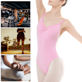 Miniatyrbild 2 av 7: Balettdräkt för dam, danskläder, axelband, träningskläder för gym (XXL)
