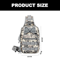 Miniatyrbilde 2 av 5: Taktisk skulderbag for menn, reise, fotturer, camping, liten
