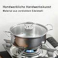 Miniatyrbilde 5 av 5: 10 stk rustfritt stål grytesett gryter kokegrytesett kokegryte panne lokksett DHL