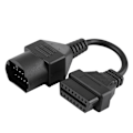 Miniatyrbilde 2 av 8: 17-pins til 16-pins OBD2 Adapterkabel Diagnostisk Skannerkabel for Mazda