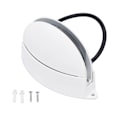 Miniatyrbilde 2 av 8: Vindukarmslampe 180° Lysende Halvsirkelformet LED Vegglampe for Gang Korridor Stue AC85‑265V Varmt Lys