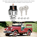 Miniatyrbillede 7 af 8: Tændingsslukke med 2 nøgler 942918 Udskiftning til WILLYS CJ2A CJ3A DJ3A CJ3B CJ5 CJ6
