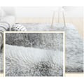 Miniatyrbillede 3 af 4: Stuegulvtæppe 120 x 200cm Mørkegrå Blød Plys Polypropylen Fiber Skridsikker Gulvtæppe