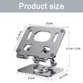 Miniatyrbillede 2 af 5: Tablet-stativ, foldbar og roterbar, og