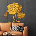 Pikkukuva 4 / 5: 3D kolmiulotteiset kristalliseinätarra DIY peilikalvot flo