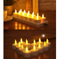 Miniatyrbillede 7 af 7: LED Flammeløse Lys, Genopladelige Lys, Ledningsfri Te-lys