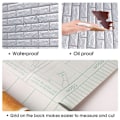 Miniatyrbillede 4 af 5: Stenmurstens peel and paste tapet - Murstens tapet - 3D