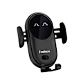 Miniatyrbillede 1 af 5: Trådløs Bilopladerholder, Sød Biltelefonholder, Automatisk Klemning Luftventil Instrumentbræt Smart Telefonholder (Sort)