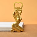 Miniatyrbild 5 av 5: Chic Damformad Flasköppnare, Hållbar Design i Rostfritt Stål för Praktisk Användning i Restauranger eller Hem