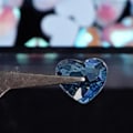 Miniatyrbillede 3 af 5: Krystal Hjerteformet Flatback 3d Neglekunst, Diamant Rhinestones Glitter Juvel Dekoration til Negle