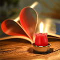 Miniatyrbild 2 av 7: 12 st Cactus Rose Tealight Ljus Handgjorda Delikata Succule