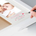 Miniatyrbillede 3 af 6: Baby Billedramme med Gipsaftryk, Størrelse 23x28cm, Farve Hvid, Bi