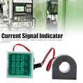 Miniatyrbild 3 av 8: Strömsignalindikator Universal 3-Display Kvadratisk Lampa Ljus 60~500V AC AD16‑22VAHGrön