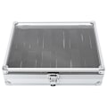 Miniatyrbillede 2 af 5: 12 Række Aluminium Rektangulær Ur Smykke Display Opbevaring Organizer Box (12 Rækker)