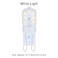 Miniatyrbilde 6 av 8: 6 stk G9 LED-pærer Dimmbare 3W Energibesparende 360 Graders Lys Pære for Taklamper og Hengelamper Hvit Lys 220-240V