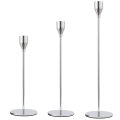 Miniatyrbilde 1 av 5: 3 stk Lysestaker for Spisestuebord, Lysestaker for Ca