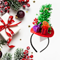 Miniatyrbillede 5 af 5: Julepynt, hovedbånd til børn og voksne,