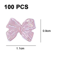 Miniatyrbillede 2 af 5: Harpiks Bue Negle Dekoration, Butterfly Bowknot Negle Charms