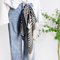 Miniatyrbild 3 av 6: Moderna Design Scarves, Plattvävd Tyg Inspirerad Imitationssilke, 4-Delars Mångsidigt Sortiment För Flera Användningsområden Inklusive Halsscarfar, Bandanas,