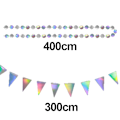 Miniatyrbillede 2 af 5: Twinkle Little Dekoration Hængende Streamer Baggrund Banner Fødselsdag