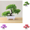 Miniatyrbillede 3 af 7: Den Nyeste Begrønning Kiefer Bonsai Simulation Kunstig Potteplante