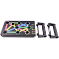 Miniatyrbilde 3 av 5: Sportsmaterialer Push Up Bodybuilding Push Up Board Bærbar Treningsstyrke Treningshjelp for Hjemmetrening og Fitness (Svart, 14 i 1) 63x18.5x2cm