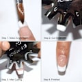 Miniatyrbillede 7 af 8: 3 stk. Acryl Trimmer Edge Trimmer Fransk Smile Line Kant