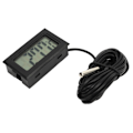 Miniatyrbillede 5 af 8: Sort LCD Indbygget Elektronisk Digital Termometer Vandafvisende Sonde Temperaturmåler til Inkubator