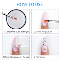 Miniatyrbillede 4 af 5: Krystal Nail Art Blanke Flatbacks Rhinestones