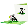 Miniatyrbild 3 av 6: Hund Pop Up-kort, 3D Pop Up-kort, Pop Up-födelsedagskort, Boston