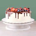 Miniatyrbilde 4 av 8: Roterende kakefat Hvit kakebase Spinner for kake
